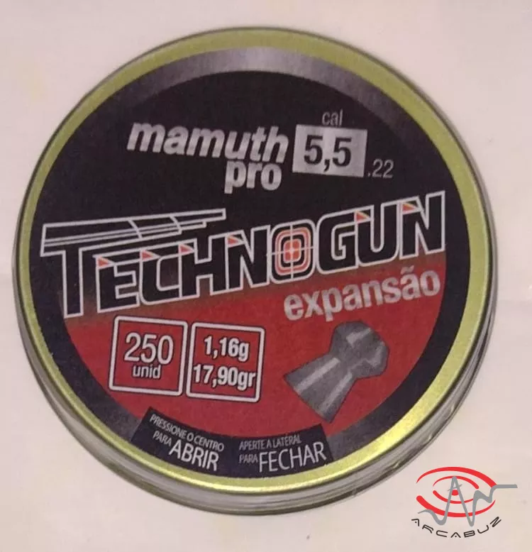 Chumbinho Mamute Pro 5,5mm- 250un