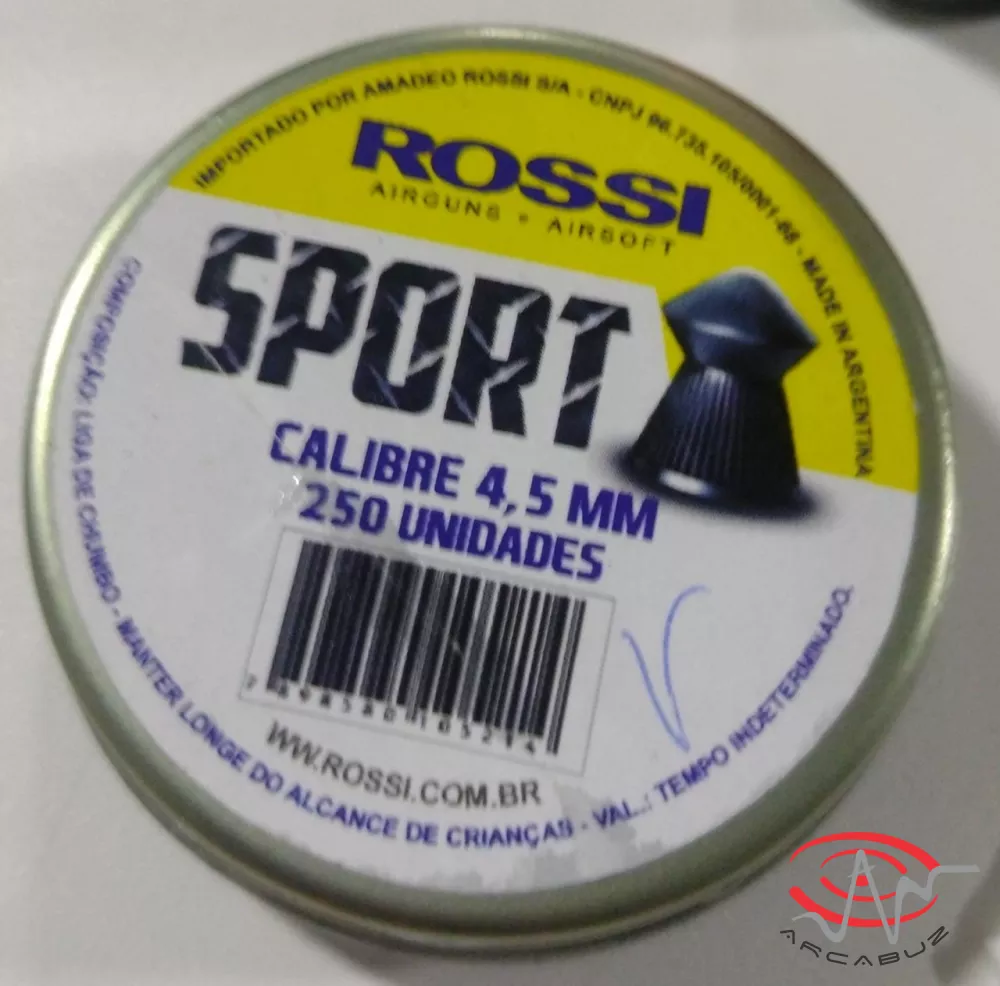 Chumbinho Rossi Sport 4mm- 250un